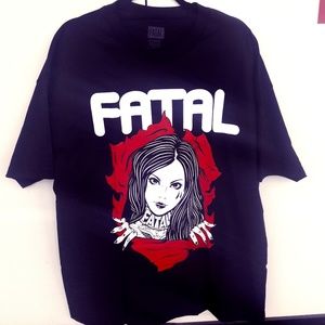 Fatal XL T-Shirt Black White Graphic MAKE AN OFFER